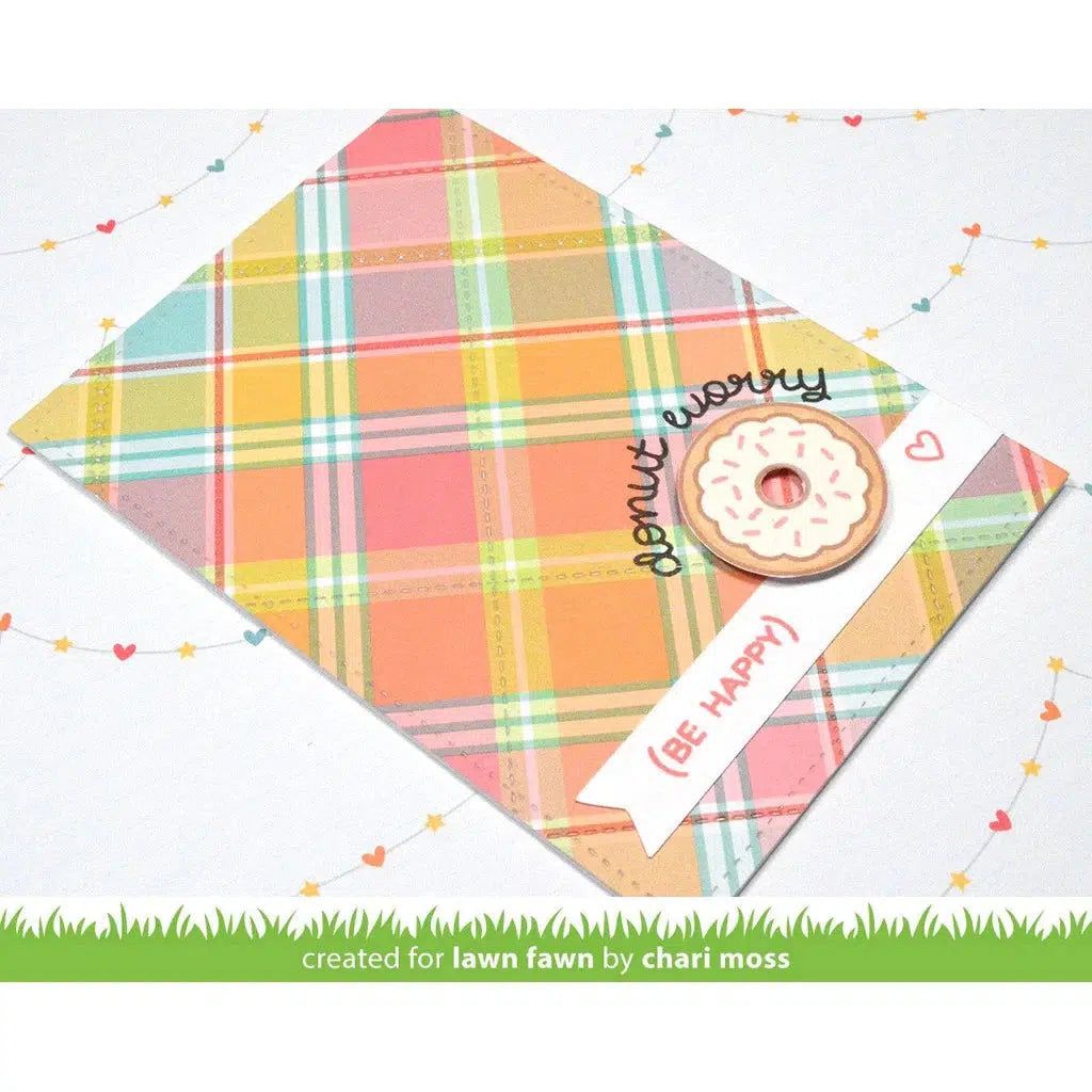 Lawn Fawn - Clear Stamps - Donut Worry-ScrapbookPal