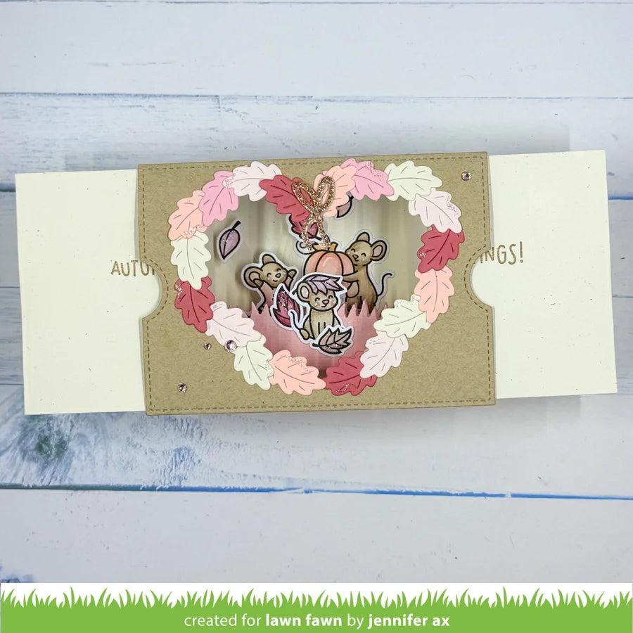 Lawn Fawn - Clear Stamps - Fall Mice-ScrapbookPal