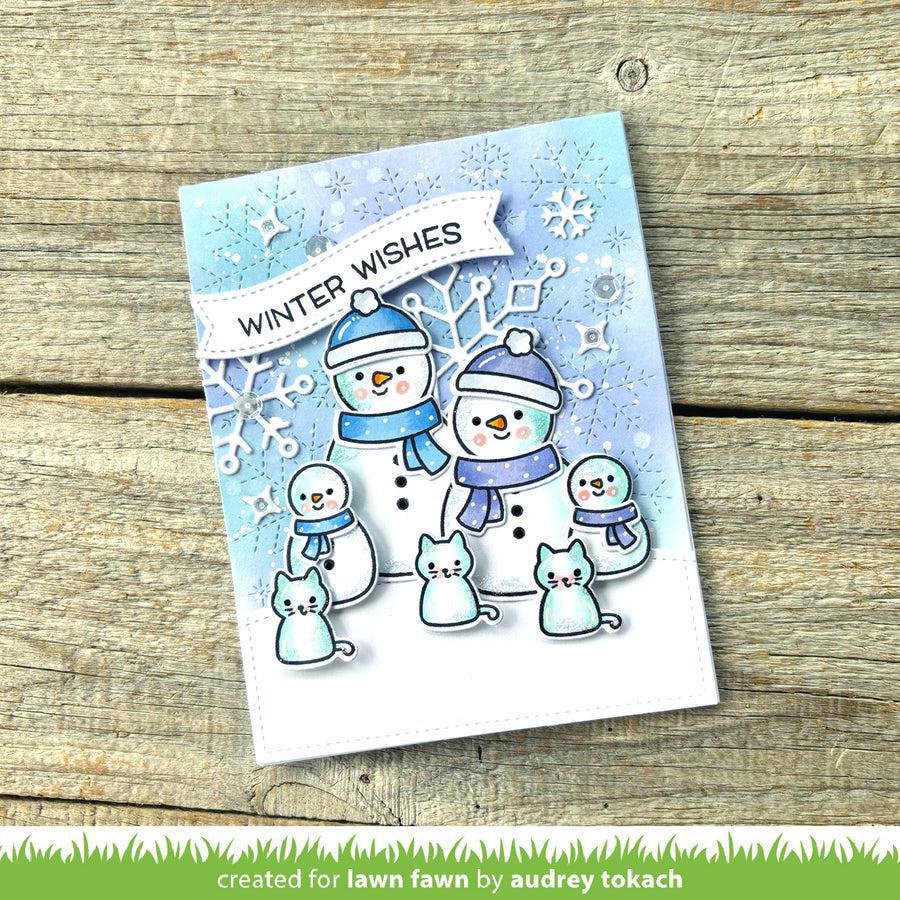 Lawn Fawn - Clear Stamps - Frosty Family-ScrapbookPal
