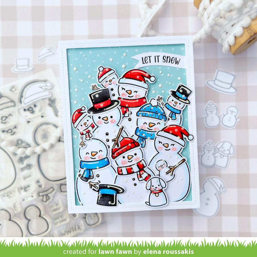 Lawn Fawn - Clear Stamps - Frosty Family-ScrapbookPal