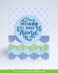 Lawn Fawn - Clear Stamps - Give It A Whirl Messages: Friends-ScrapbookPal