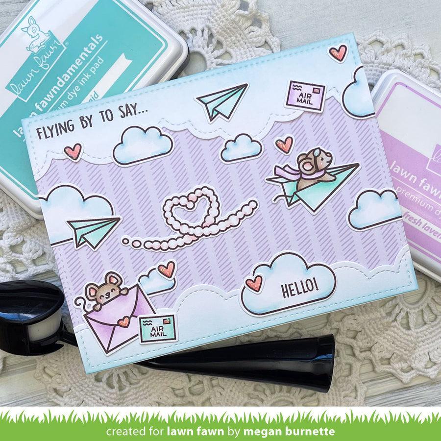 Lawn Fawn - Lawn Cuts - Have A Mice Flight-ScrapbookPal