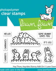 Lawn Fawn - Clear Stamps - Hay There, Hayrides! Bunny Add-On-ScrapbookPal