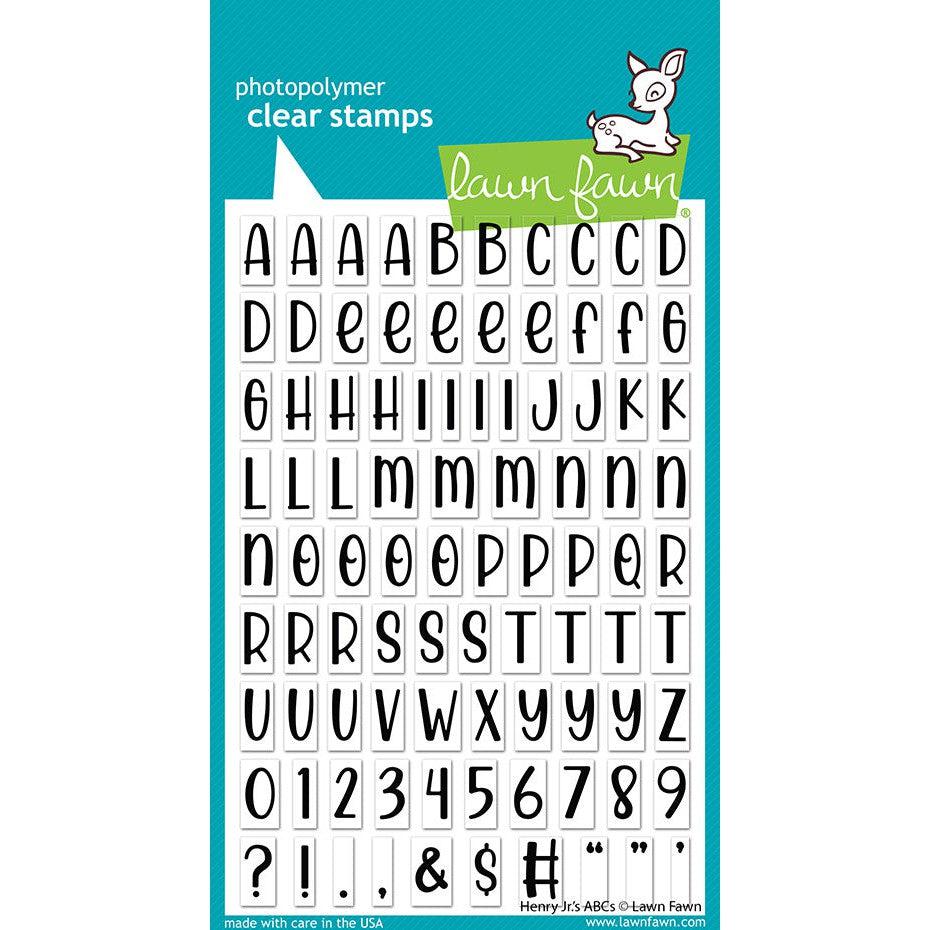 Lawn Fawn - Clear Stamps - Henry Jr.'s ABCs-ScrapbookPal