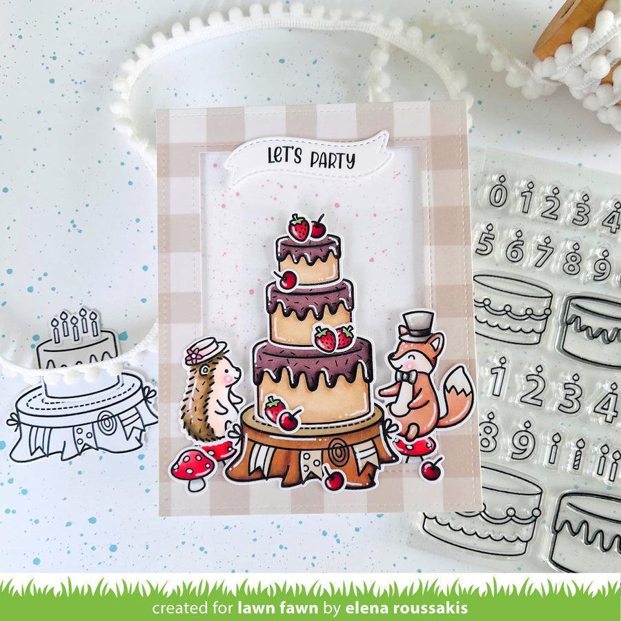 Lawn Fawn - Clear Stamps - Henry's Build-A-Sentiment: Birthday-ScrapbookPal