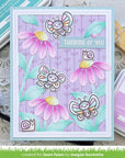 Lawn Fawn - Clear Stamps - Henry's Build-A-Sentiment: Butterfly-ScrapbookPal