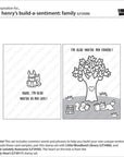 Lawn Fawn - Clear Stamps - Henry's Build-A-Sentiment: Family-ScrapbookPal