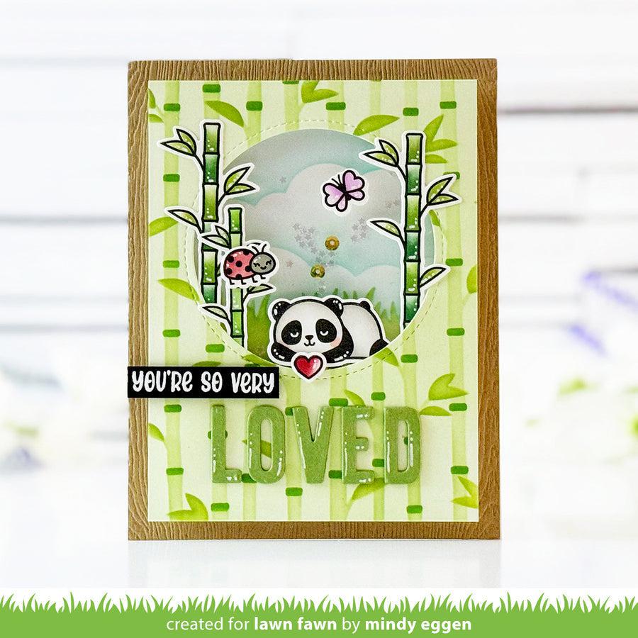 Lawn Fawn - Clear Stamps - Henry's Build-A-Sentiment: Love-ScrapbookPal