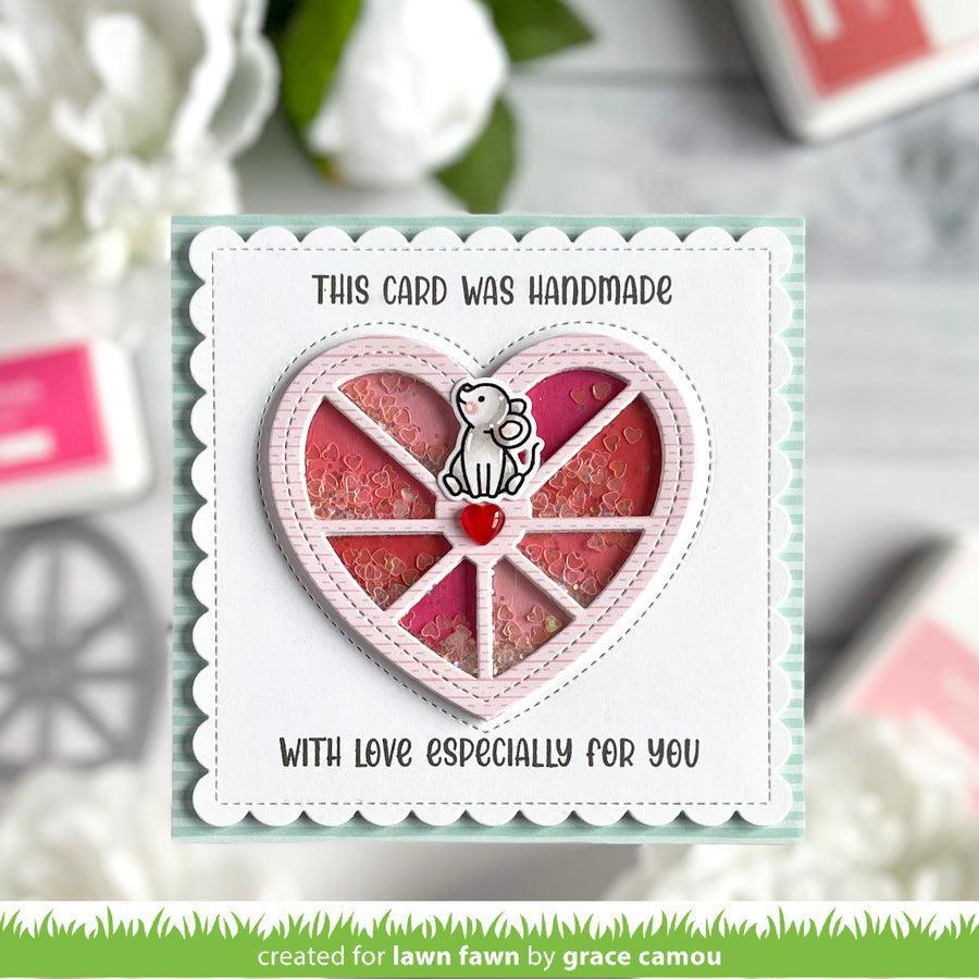 Lawn Fawn - Clear Stamps - Henry's Build-A-Sentiment: Made For You-ScrapbookPal