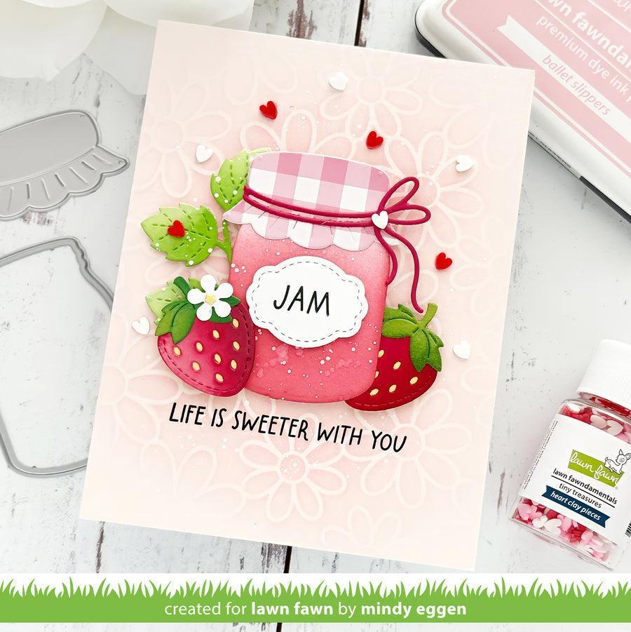 Lawn Fawn - Clear Stamps - Jam And Honey Sentiments-ScrapbookPal