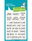 Lawn Fawn - Clear Stamps - Jam And Honey Sentiments-ScrapbookPal