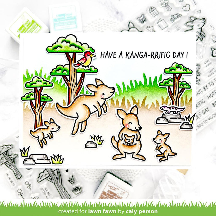 Lawn Fawn - Clear Stamps - Kanga-Rrific