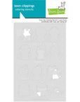 Lawn Fawn - Clear Stamps, Lawn Cuts & Coloring Stencils - Cozy Cats-ScrapbookPal