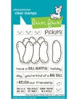 Lawn Fawn - Clear Stamps, Lawn Cuts & Coloring Stencils - How You Bean? Pickle Add-on-ScrapbookPal