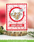 Lawn Fawn - Clear Stamps, Lawn Cuts & Coloring Stencils - Sweet Christmas Mice-ScrapbookPal