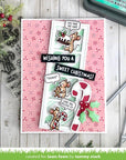 Lawn Fawn - Clear Stamps, Lawn Cuts & Coloring Stencils - Sweet Christmas Mice-ScrapbookPal