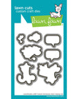 Lawn Fawn - Clear Stamps, Lawn Cuts & Coloring Stencils - Sweet Christmas Mice-ScrapbookPal