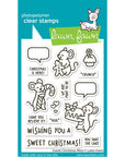 Lawn Fawn - Clear Stamps & Lawn Cuts - Sweet Christmas Mice-ScrapbookPal