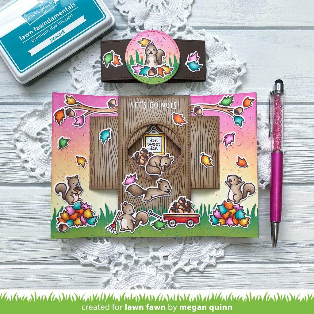 Lawn Fawn - Clear Stamps - Let's Go Nuts-ScrapbookPal
