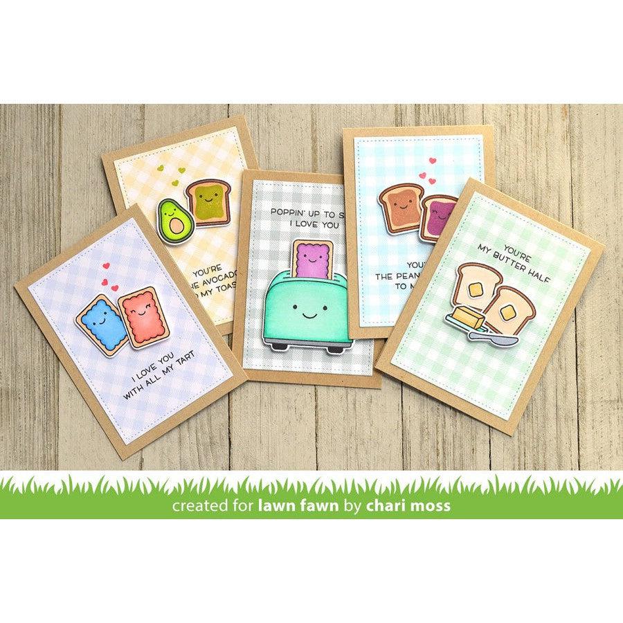 Lawn Fawn - Clear Stamps - Let's Toast-ScrapbookPal