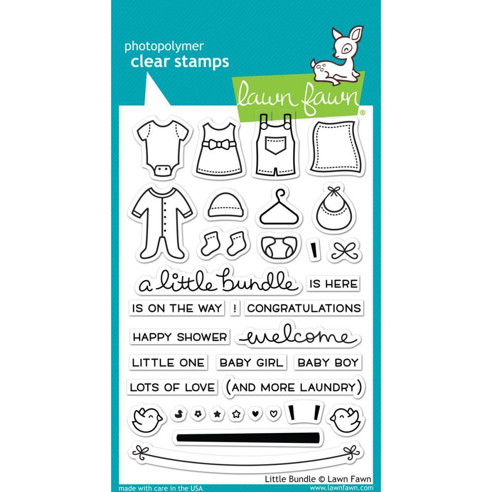 Lawn Fawn - Clear Stamps - Little Bundle-ScrapbookPal