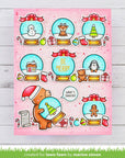 Lawn Fawn - Clear Stamps - Little Snow Globe: Bear-ScrapbookPal