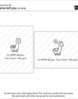 Lawn Fawn - Clear Stamps - Llama Tell You-ScrapbookPal