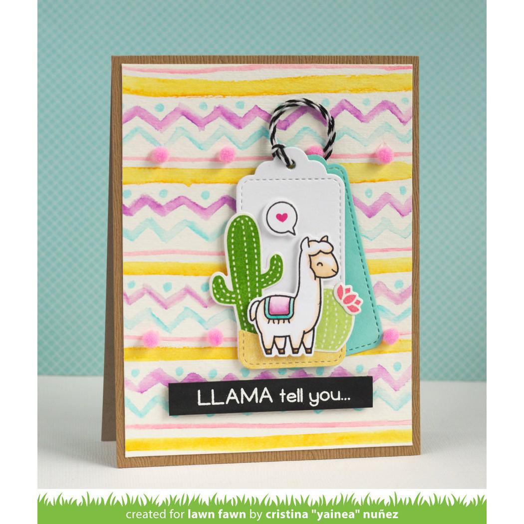 Lawn Fawn - Clear Stamps - Llama Tell You-ScrapbookPal