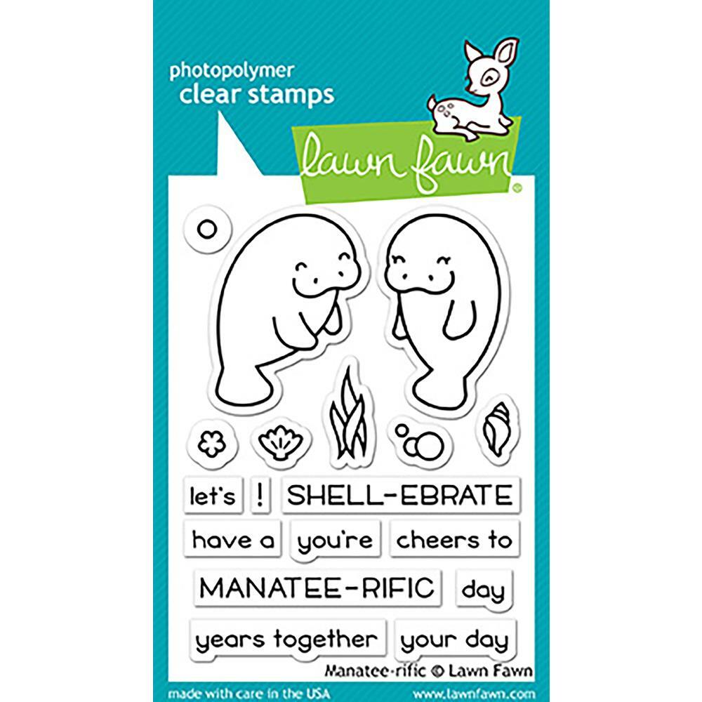 Lawn Fawn - Clear Stamps - Manatee-rific-ScrapbookPal