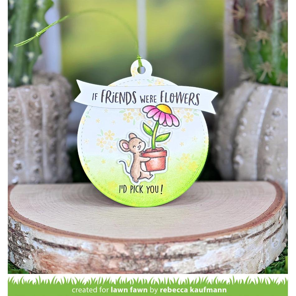 Lawn Fawn - Coloring Stencils - Mice Flowers-ScrapbookPal