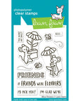Lawn Fawn - Clear Stamps - Mice Flowers-ScrapbookPal
