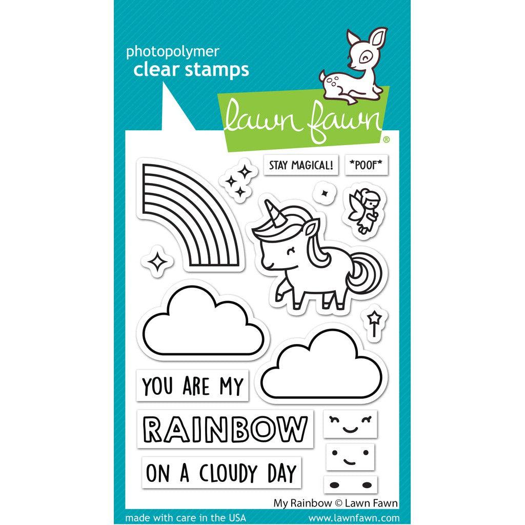 Lawn Fawn - Clear Stamps - My Rainbow-ScrapbookPal