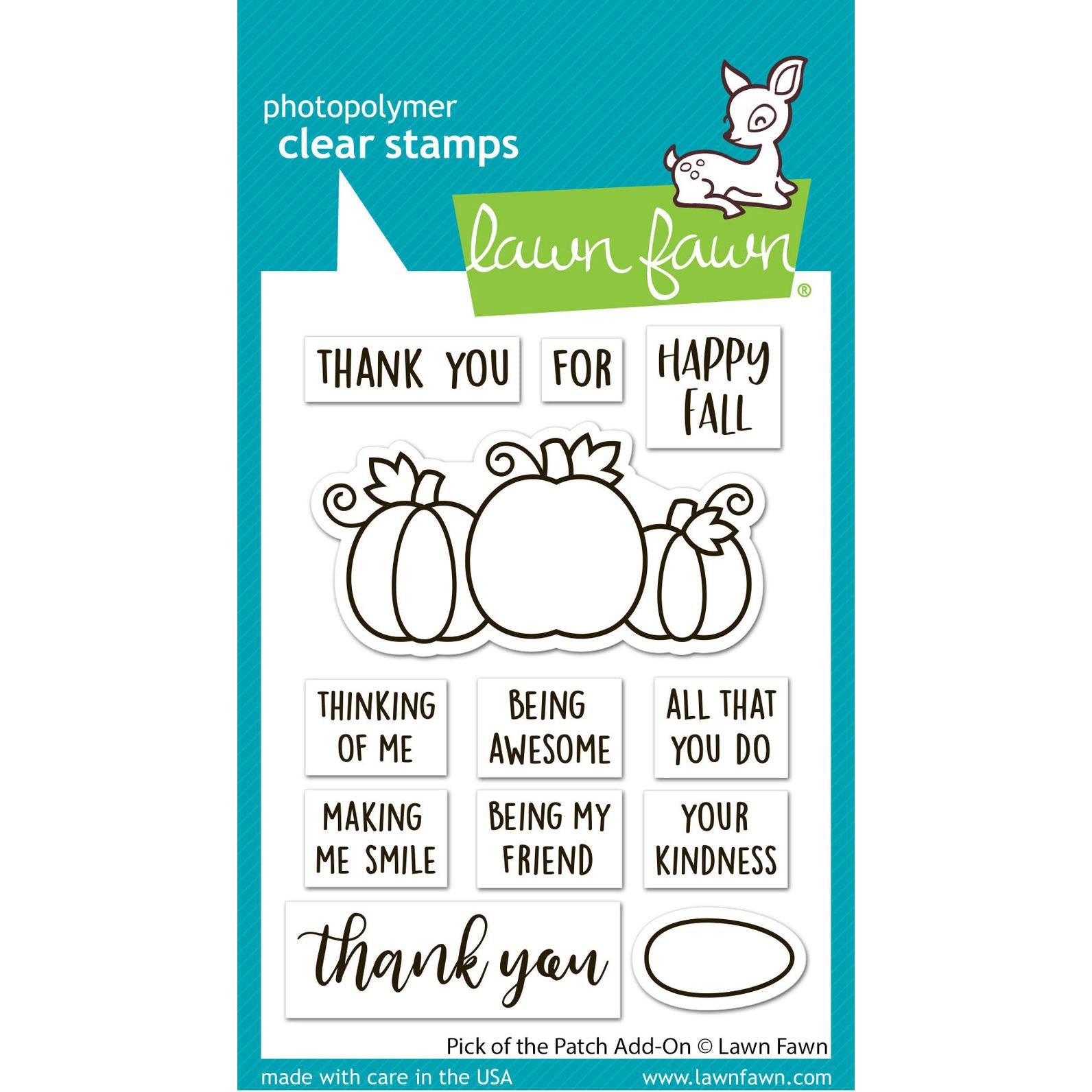 Lawn Fawn - Clear Stamps - Pick of the Patch Add-on-ScrapbookPal