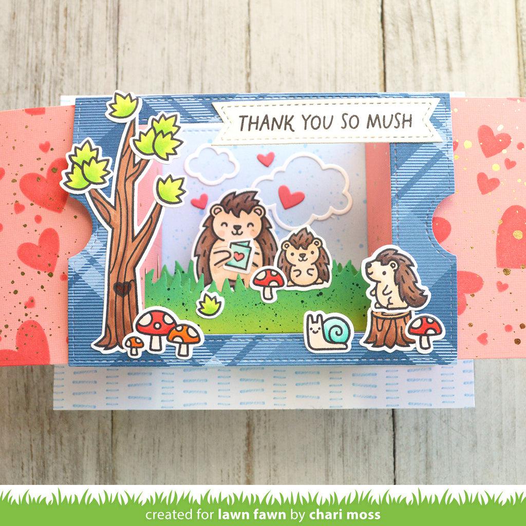 Lawn Fawn - Clear Stamps - Porcu-pine for You Add-On-ScrapbookPal
