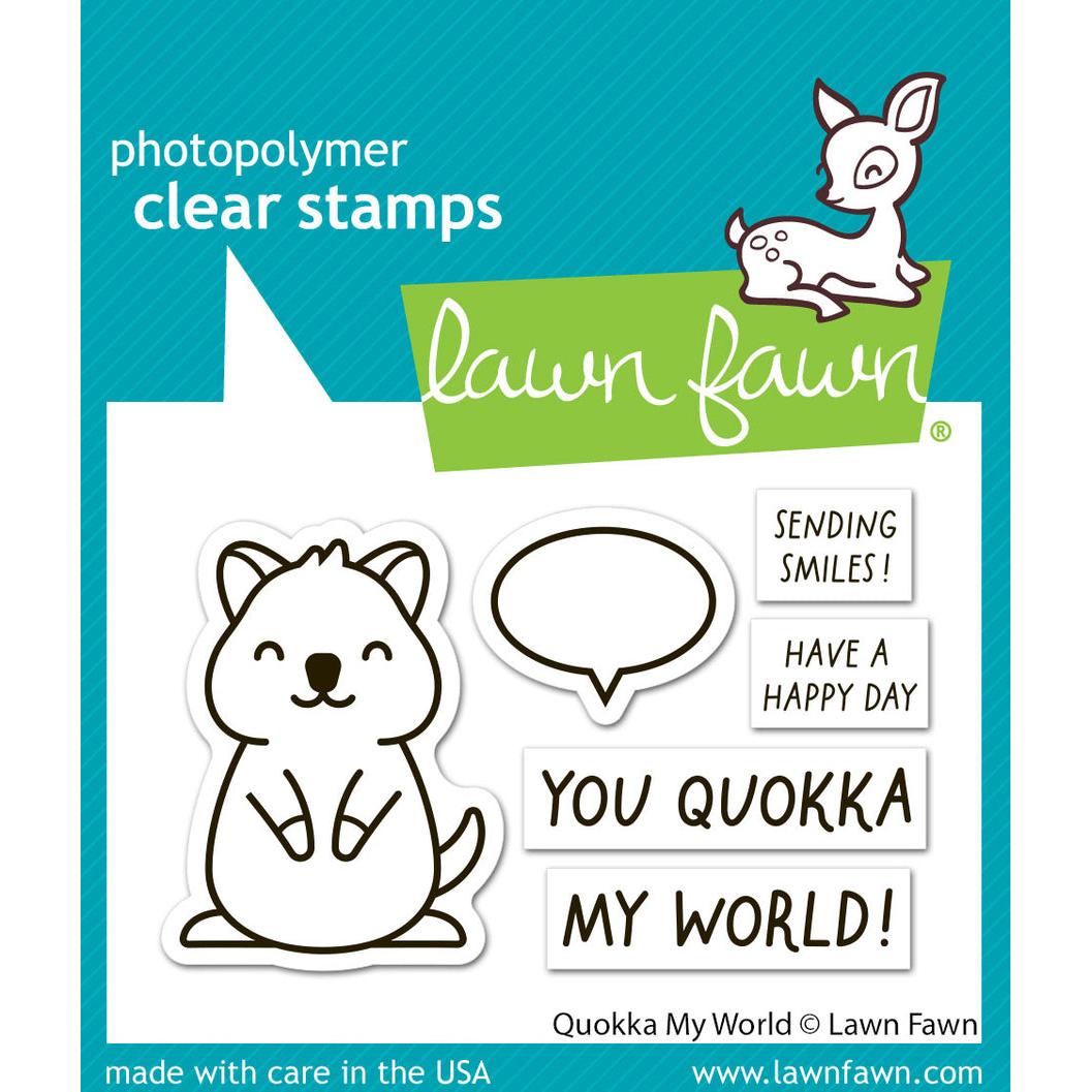 Lawn Fawn - Clear Stamps - Quokka My World-ScrapbookPal