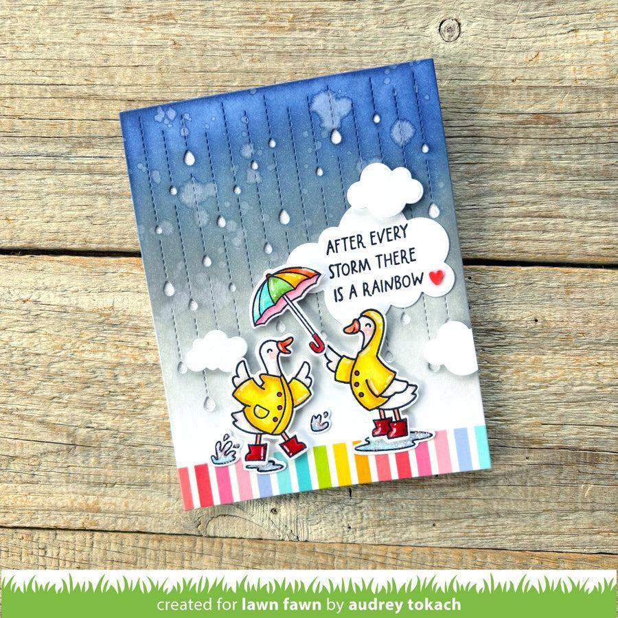 Lawn Fawn - Clear Stamps - Rainbow Sentiments-ScrapbookPal