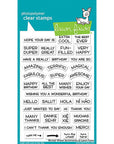 Lawn Fawn - Clear Stamps - Reveal Wheel Sentiments-ScrapbookPal