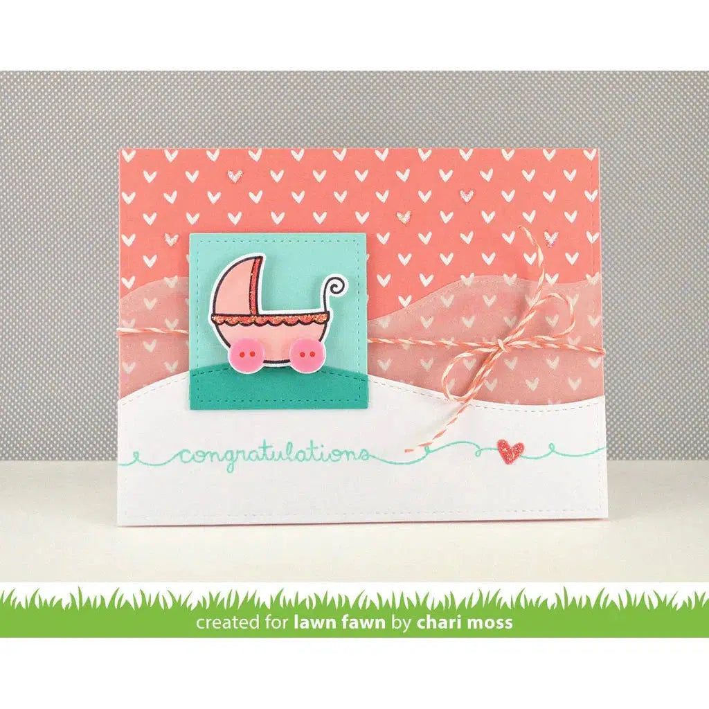 Lawn Fawn - Clear Stamps - Scripty Sayings-ScrapbookPal