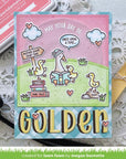 Lawn Fawn - Clear Stamps - Silly Goose! Sentiment Add-on-ScrapbookPal