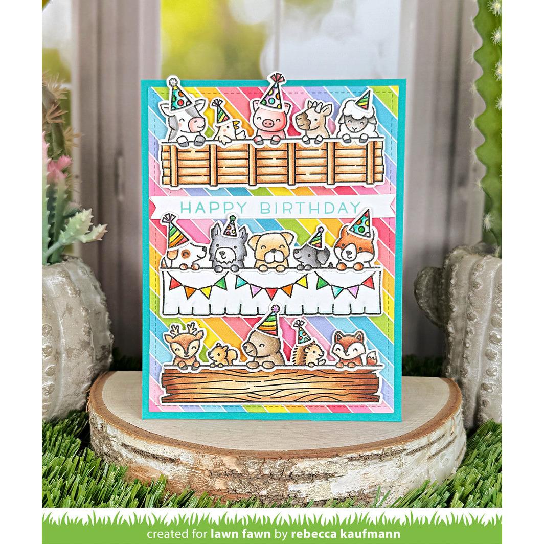 Lawn Fawn - Coloring Stencils - Simply Celebrate Hangouts-ScrapbookPal