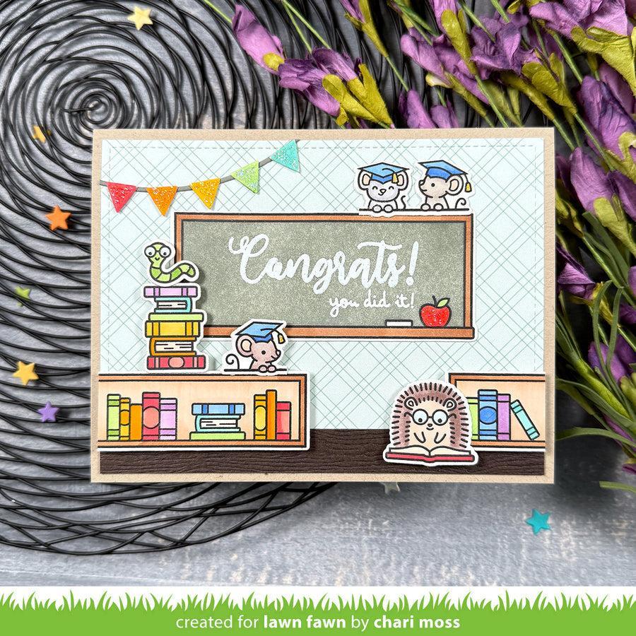 Lawn Fawn - Coloring Stencils - Simply Celebrate Hangouts-ScrapbookPal