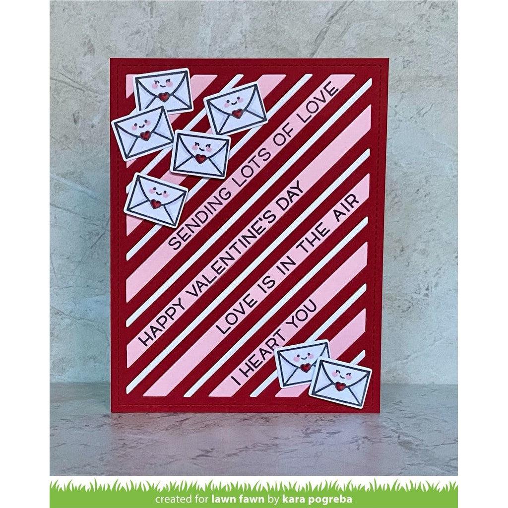 Lawn Fawn - Clear Stamps - Simply Celebrate Hearts-ScrapbookPal