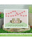 Lawn Fawn - Clear Stamps - Simply Celebrate Hearts-ScrapbookPal