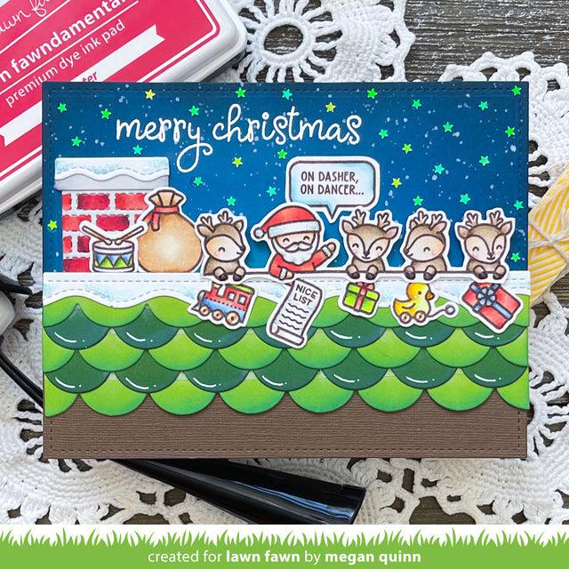 Lawn Fawn - Clear Stamps - Simply Celebrate Santa-ScrapbookPal