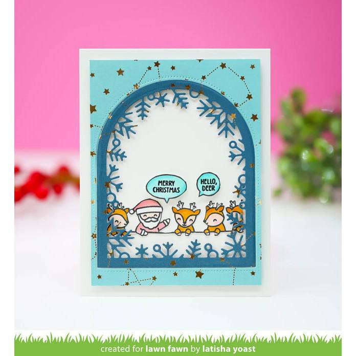 Lawn Fawn - Clear Stamps - Simply Celebrate Santa-ScrapbookPal