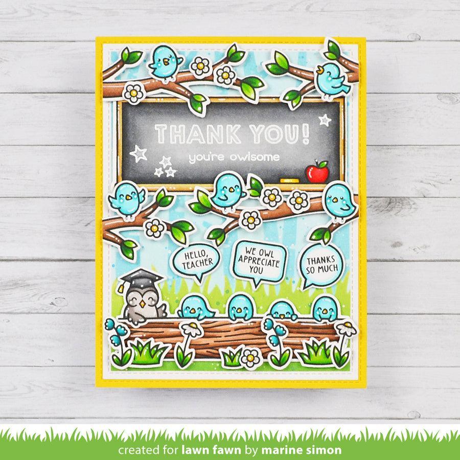 Lawn Fawn - Clear Stamps - Simply Celebrate Teachers-ScrapbookPal
