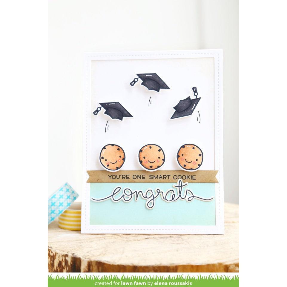Lawn Fawn - Clear Stamps - Smart Cookie-ScrapbookPal