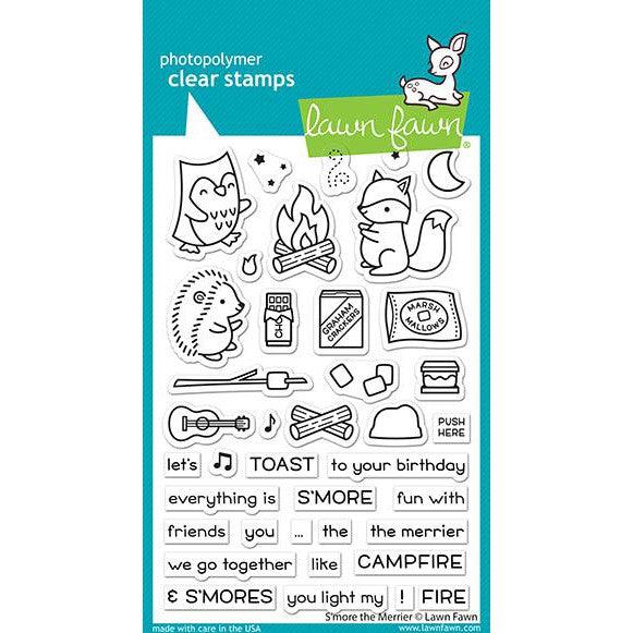 Lawn Fawn - Clear Stamps - S'more the Merrier-ScrapbookPal