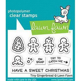 Lawn Fawn - Clear Stamps - Tiny Gingerbread-ScrapbookPal