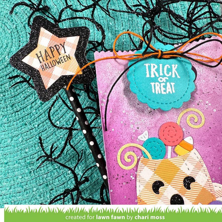 Lawn Fawn - Clear Stamps - Tiny Tag Sayings: Fall-ScrapbookPal